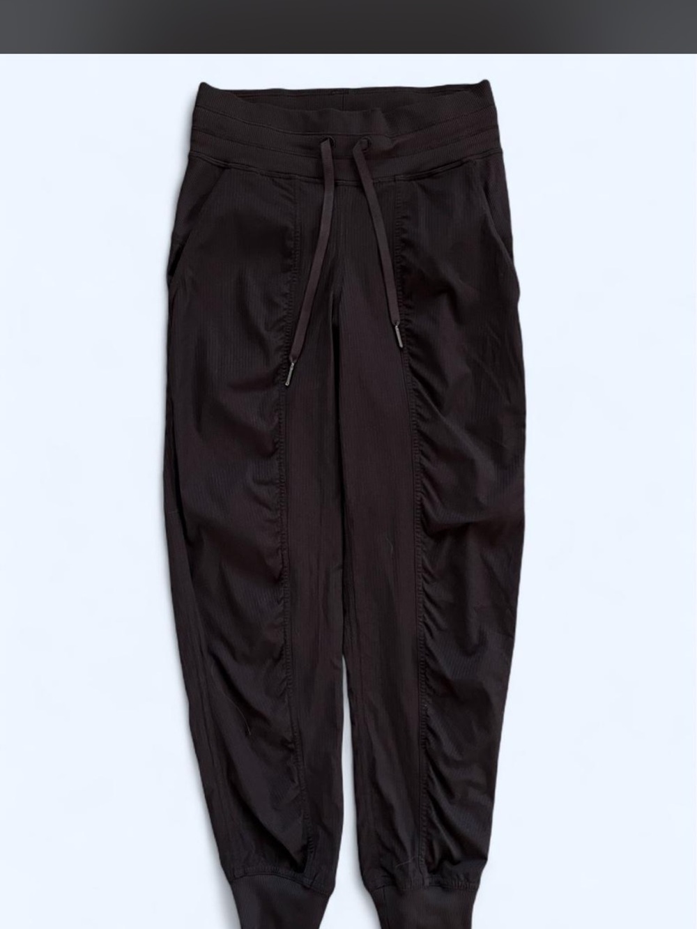 lululemon dark brown espresso joggers nwot size 0